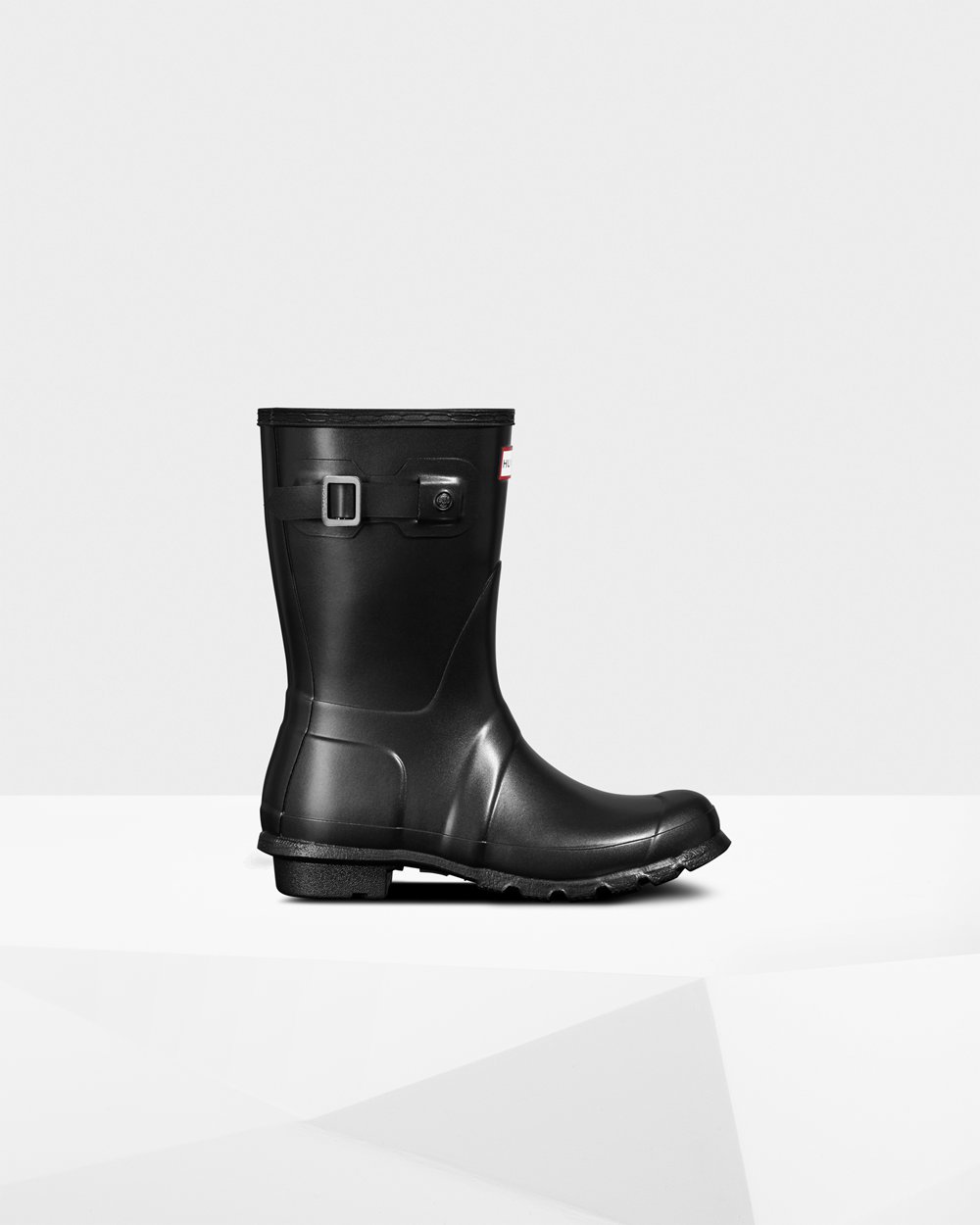 Botas de Lluvia Cortas Hunter Mujer - Original Pearlized - Negros - BGYSXIC-61